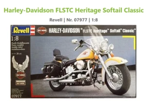 Revell 1:8 Modell No 7977 - Harley Davidson FLSTC Heritage Softail Classic neu - Bild 1 von 7