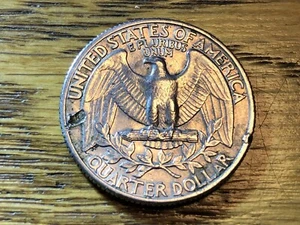 1979 D/D Washington Quarter 25c Strike Thru,Bubble Doubling - Picture 1 of 9