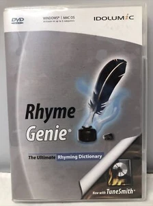 IDOLUMIC Rhyme Genie The Ultimate Rhyming Dictionary Windows Mac DVD Software - Picture 1 of 2