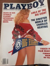 Play Boy Magazine April 1992 Cady Cantrell & Girls of the Big Eight
