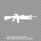 M16 with M203 Sticker Die Cut Decal M4 SpecOps M-16 M-4