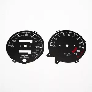 Cuadro de instrumentos de repuesto Honda CB 750 Seven Fifty MPH caras de calibre negro - Imagen 1 de 1