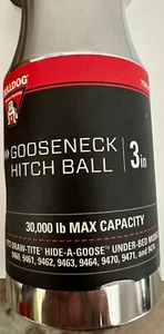 Bulldog ‎1930730  30,000 lb 3" Gooseneck Hitch Ball - Picture 1 of 4