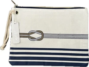 Charming Charlie Cosmetic Bag, Purse, Pouch, Zipper Top, 11"W x 8"D NEW - Picture 1 of 2