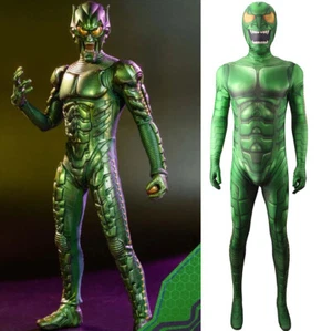 Spider-Man Green Goblin Jumpsuit Norman Osborn Cosplay Costume Halloween Props - Picture 1 of 9