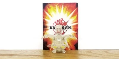 VHTF BAKUGAN "BakuDouble-Strike" "BakuCrystal" Clear SNAPZOID 810G SM/SEGA Rare - Image 1 of 4