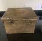 Rare Arnold And Sons London Antique Brass Medical Instrument Case 