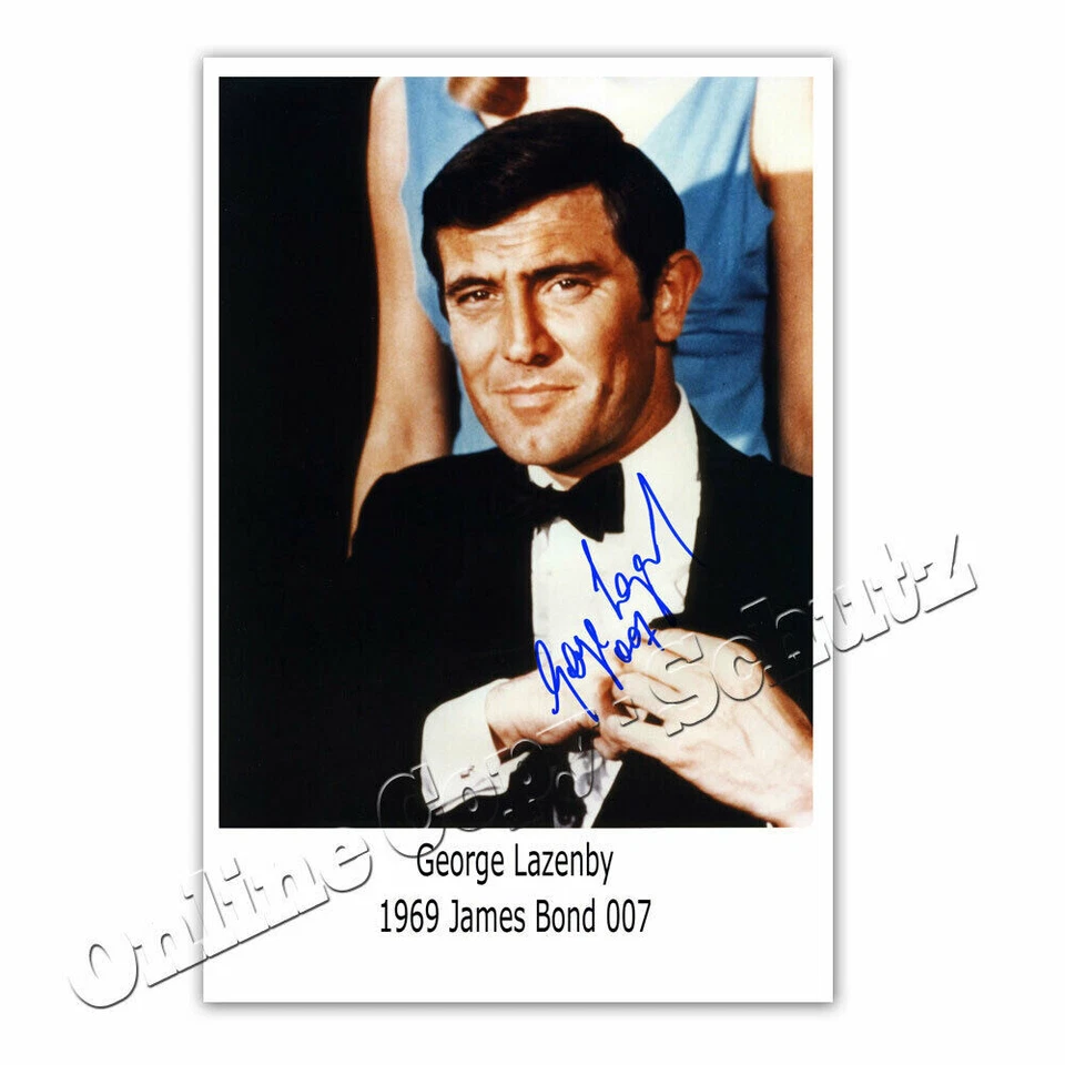 George Lazenby - 1969 James Bond 007  -  Autogrammfoto  - Bild 1 von 1