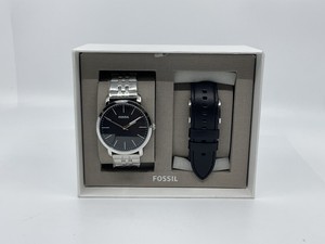 Fossil Luther Black Silver 