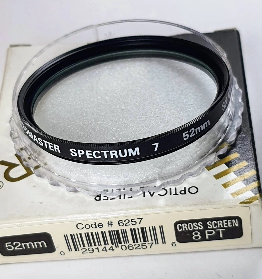Pro 52mm CS 8x Cross Screen Star Effect Glass Lens Filter Japan P-52CS-GB E-52 - Image 1 of 4