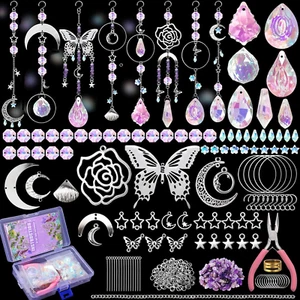 DIY Suncatcher Kit 400Pcs Sun Catchers Making Kit Supplies Crafts Sun Catcher Ki - Picture 1 of 12