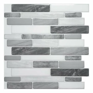 10 piezas 12x12 Peeling and Stick Backsplash Cocina Baño Mosaico Azulejos Decoración de Pared - Imagen 1 de 8