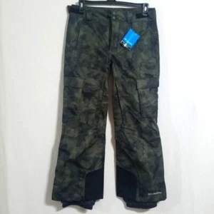 Columbia Herren kleine tarnfarbene Tarnung Schnee Skihose grün Snowboard Winter Armee - Bild 1 von 9