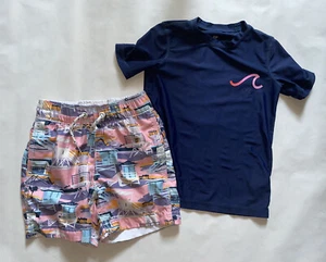 Gap Kids Rashguard and Trunks XS - Picture 1 of 1