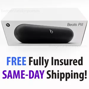 BEATS PILL by Dr. Dre Portable Black Wireless Bluetooth Speaker NEW SEALED 2024 - Picture 1 of 15