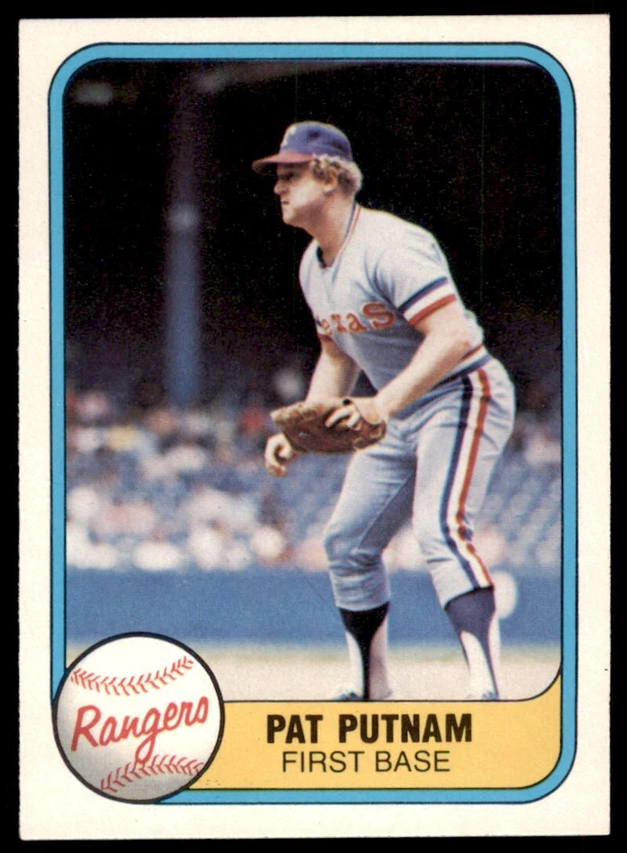 1981 FLEER PAT PUTNAM . TEXAS RANGERS #630 - Image 1 of 2