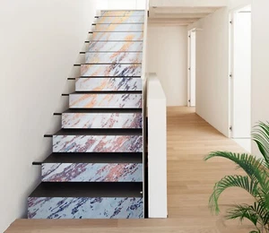 3D Golden Texture 104 Stair Risers Decoration Photo Mural Vinyl Decal Wallpaper - Picture 1 of 6