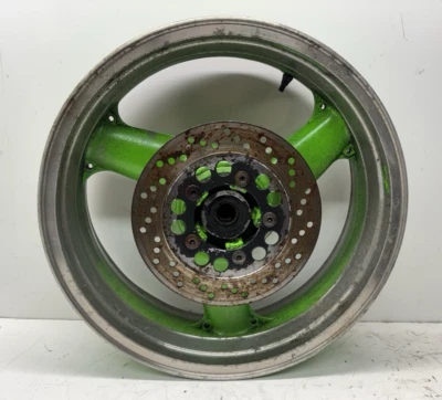 Rueda trasera OEM Kawasaki ZX750 ZX7R ZX900 ZX9R Ninja con disco de freno 94 95 96 97 Foto 1 de 4