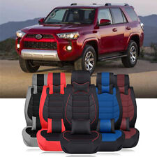 For Toyota 4Runner Top PU Leather Car Seat Covers 2/5-Seats Full Set Cushion US