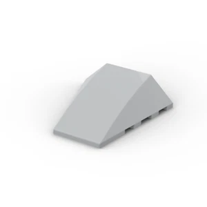 Lego 2x Flügel Keilstein 4x4 wedge 47753 hell grau light bluish gray - Picture 1 of 1