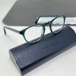 Warby Parker Stockton 725 runde meergrüne Brillengestell 45-21 kleines Gestell - Bild 1 von 15