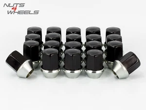20 x Black OEM Style Wheel Nuts Fits Range Rover Evoque LR001381 - Picture 1 of 2