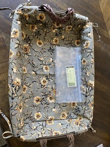 Longaberger Medium Serving Liner ONLY Khaki Floral - Picture 1 of 1