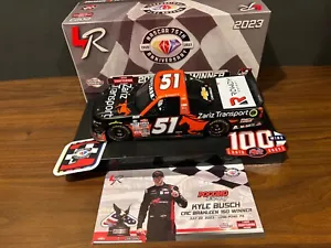Kyle Busch 2023 #51 Zaris Transportation Pocono Win 1/24 Silverado Truck KBM 100 - Picture 1 of 3