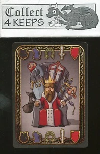 I Would Fight the Dragon Promo Card The King Gen Con 2018 CatDragon Games - Picture 1 of 2