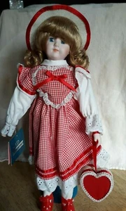 Marian Yu Designs Porcelain Doll with authenticity certificate and original box - Picture 1 of 8