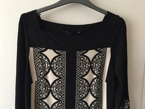Bnwt Ladies Summer Black M&S Collection Smart Dress Size Uk 12 RRP £39.50 - Picture 1 of 8