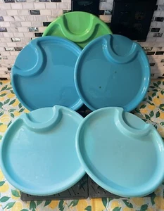 Pampered Chef 10” Outdoor Plates Set #3 - Picture 1 of 11