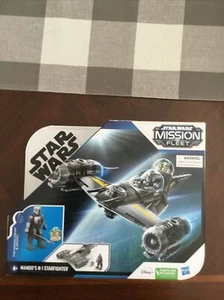 Star Wars Mission Fleet Mando's N1 Starfighter Grogu & Mandalorian Figur Neu - Bild 1 von 10