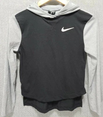 Nike DRI-FIT Big Kids Trophy Long Sleeve Hooded Shirt Girls Training Sz Med $35 - Image 1 of 4