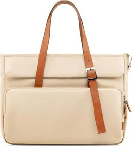 Inateck Laptoptasche für Damen 14 Zoll Canvas Tragetasche groß Arbeitstasche für Reisen - Bild 1 von 8