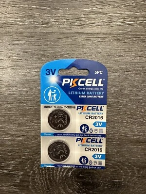 2 X CR2016 3V Coin Cell Battery - Image 1 of 2