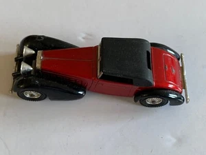 Models Of Yesteryear Y.17 - 1938 Hispano Suiza 1/43 Cherry Red Black Base - Picture 1 of 9