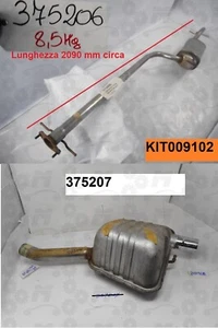 Mittel- und Endschalldämpfer Auspuff Motor Ford Focus MK1 1,8 Zetec - Bild 1 von 8