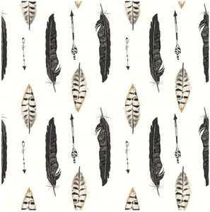 Creative Converting 16 Count Roar Quill Premium Patterned Luncheon Napkins, Mult - Picture 1 of 2