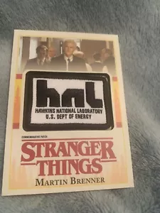 NETFLIX STRANGER THINGS SEASON 1 COMMEMORATIVE PATCH P-MB MARTIN BRENNER MLB - Picture 1 of 2