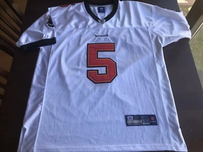 100% Authentic Reebok Tampa Bay Buccaneers #5 Josh Freeman Stitched Jersey SZ 52 — 第 1/4 张图片