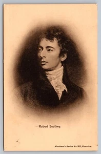 Postcard Portrait Robert Southey Poet Abrahams Series No 951 Keswick Unposted - Picture 1 of 2