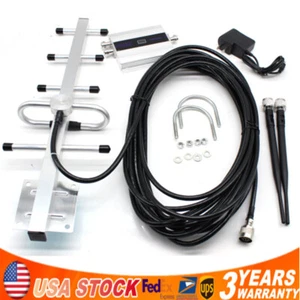 GSM 900MHz Mobile Cell Phone Signal Booster Amplifier Repeater Antenna Home LED - Picture 1 of 13