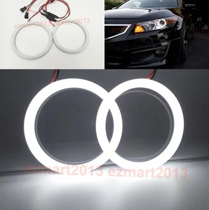 cotton LED halo rings for Honda Accord coupe 2008-2012 headlight angel eyes DRL - Picture 1 of 19
