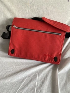 Sacoche messager rouge IKEA "SET" sacoche pour ordinateur portable discontinue - Photo 1/11