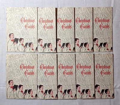 10 Christmas Carols Song Booklets Vintage 1970 - John Hancock Insurance - Image 1 of 4