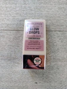 Makeup Revolution Bright Light Glow Drops In Star Dew Gold 23ml. - Picture 1 of 3