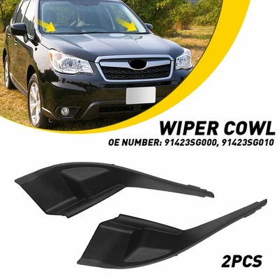 For 2014-2018 Subaru Forester Windshield Wiper Cowl Trim Panel Rubber Pair LH RH - Image 1 of 4