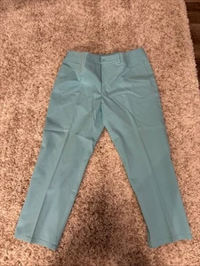 Pantalone donna blu pace del tessuto gamba dritta taglia 12 - Foto 1 di 5
