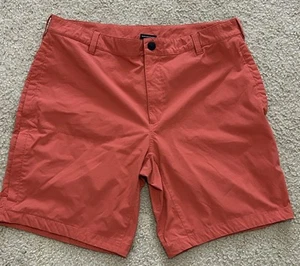 The North Face Shorts Herren 36 vorne flach normale Passform rot Stretch Nylon Wandern 9" - Bild 1 von 9
